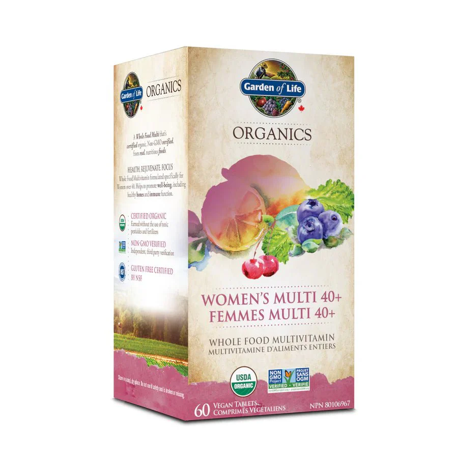 Garden Of Life Women's 40+ Multivitamins 60 Vegan Tablets