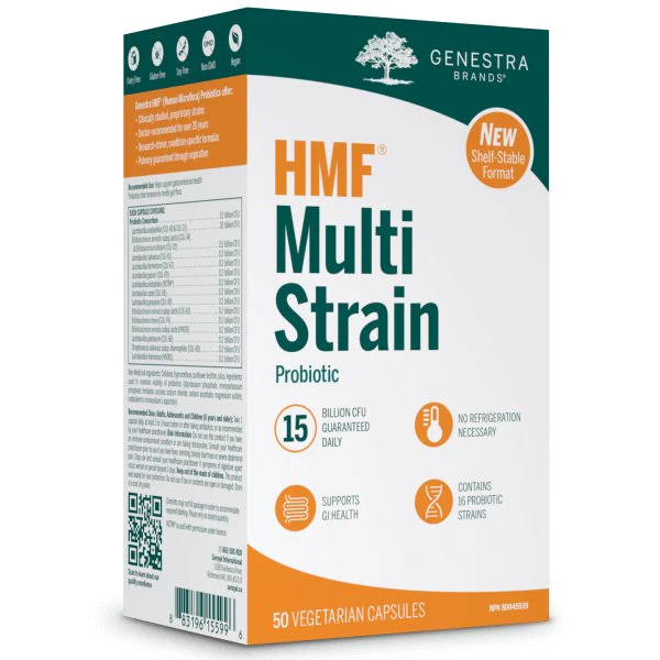 Genestra HMF Multi Strain (Shelf-Stable) 50 Veg Capsules