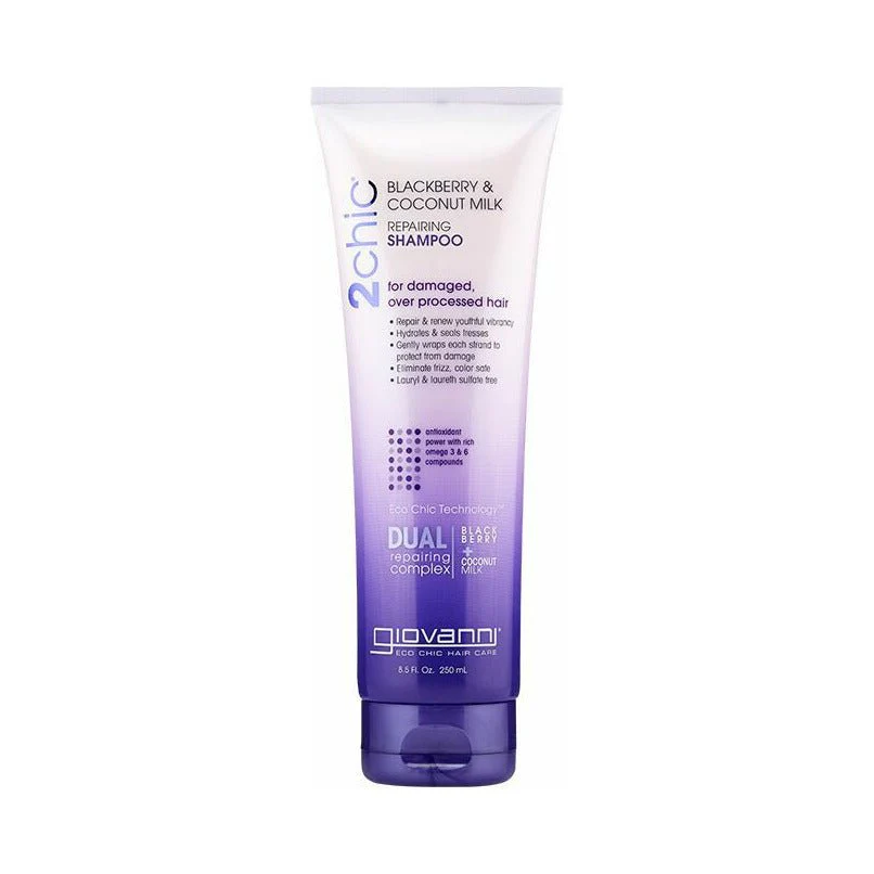 Giovanni 2Chic Blackberry & Coconut Milk Shampoo 250mL