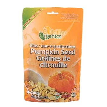 Gold Top Organics Pumpkin Seed 200 Grams