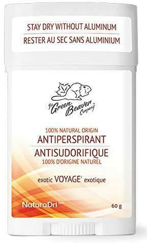 Green Beaver Aluminum-Free Antiperspirant (Voyage) 60 Grams