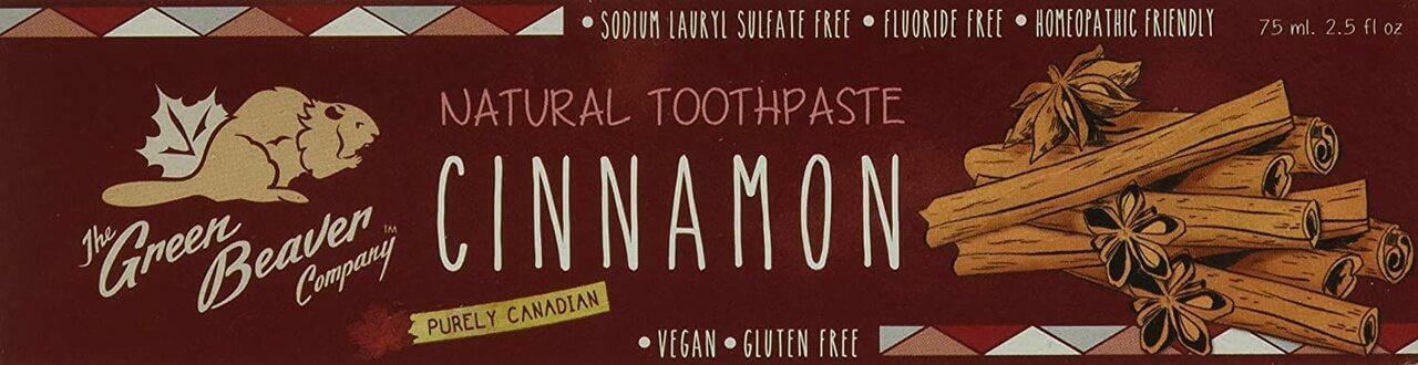 Green Beaver Fluoride free Cinnamon Toothpaste 75ml - Image 2