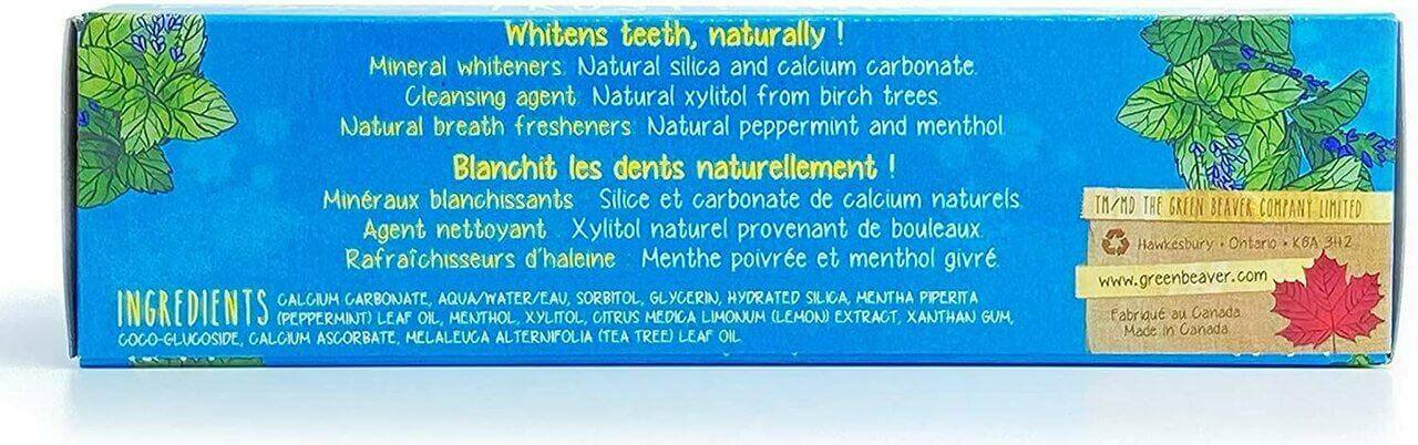 Green Beaver Fluoride free Natural Toothpaste Frosty Mint - Image 2