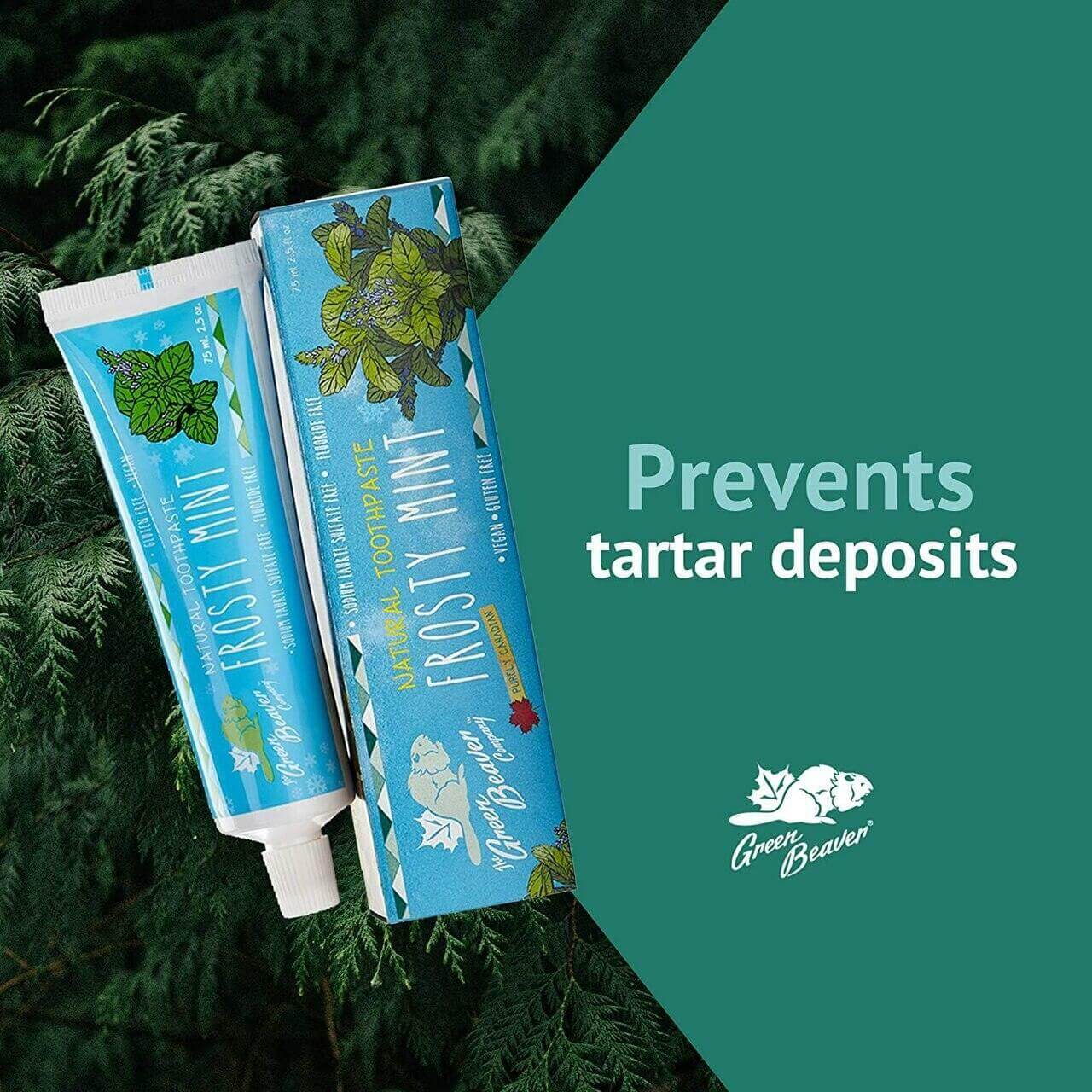 Green Beaver Fluoride free Natural Toothpaste Frosty Mint - Image 4