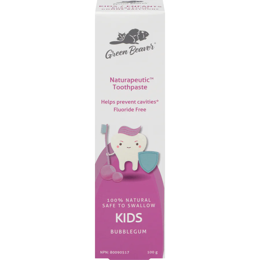 Green Beaver Kids Toothpaste 100 Grams, Bubblegum