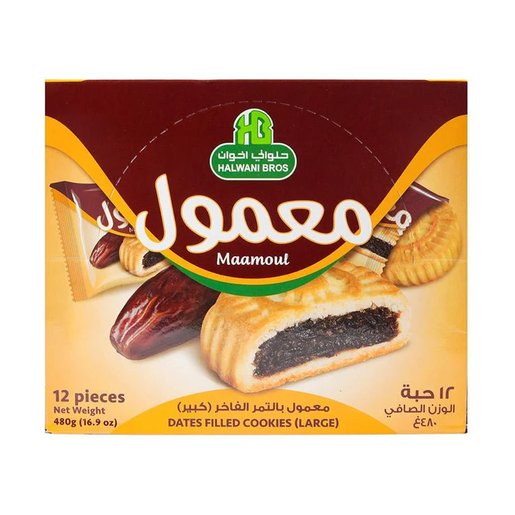 Halwani Maamoul With Dates 12pcs 480 Grams - Image 2