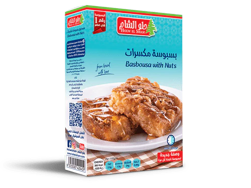 Helw El-Sham Basbousa with Nuts 430 Grams