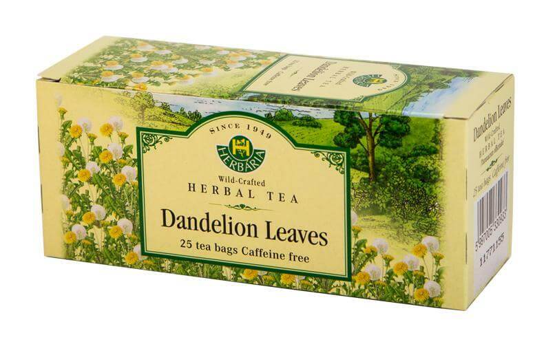 Herbaria Dandelion Leaves Tea (Taraxacum Officinale) 25 Tea Bags - Image 2