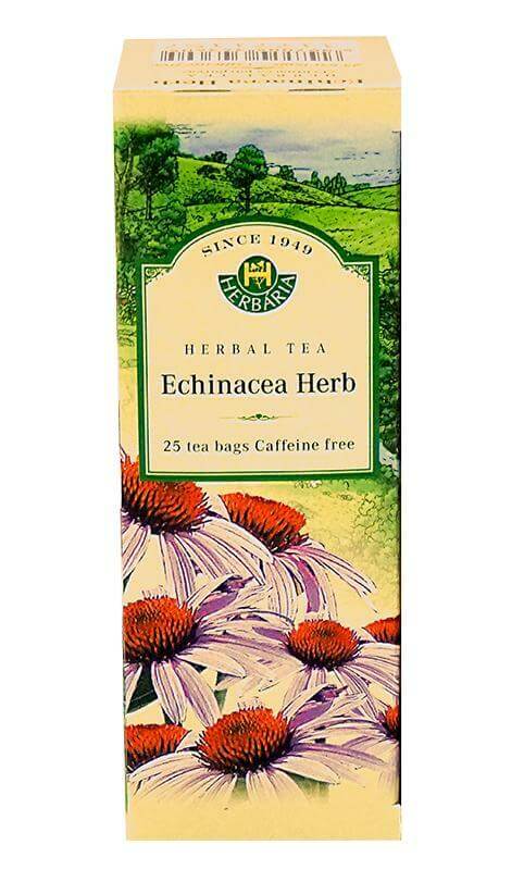 Herbaria Echinacea Tea (Echinacea Angustifolia) 25 Tea Bags