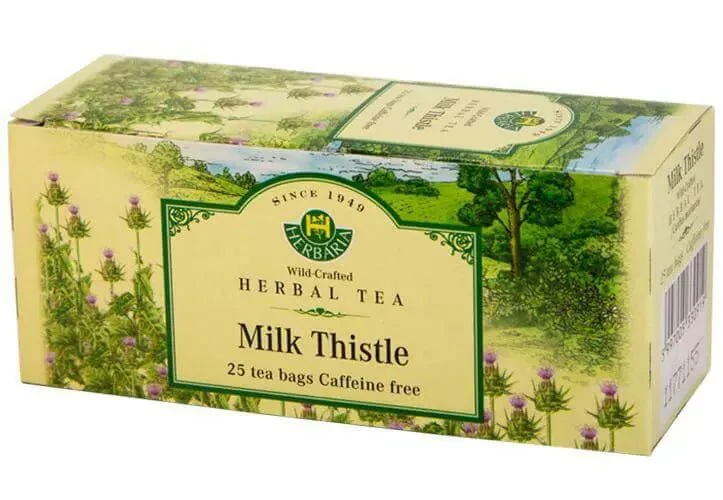 Herbaria Milk Thistle Tea (Cardus Marianus) 25 Tea Bags - Image 2