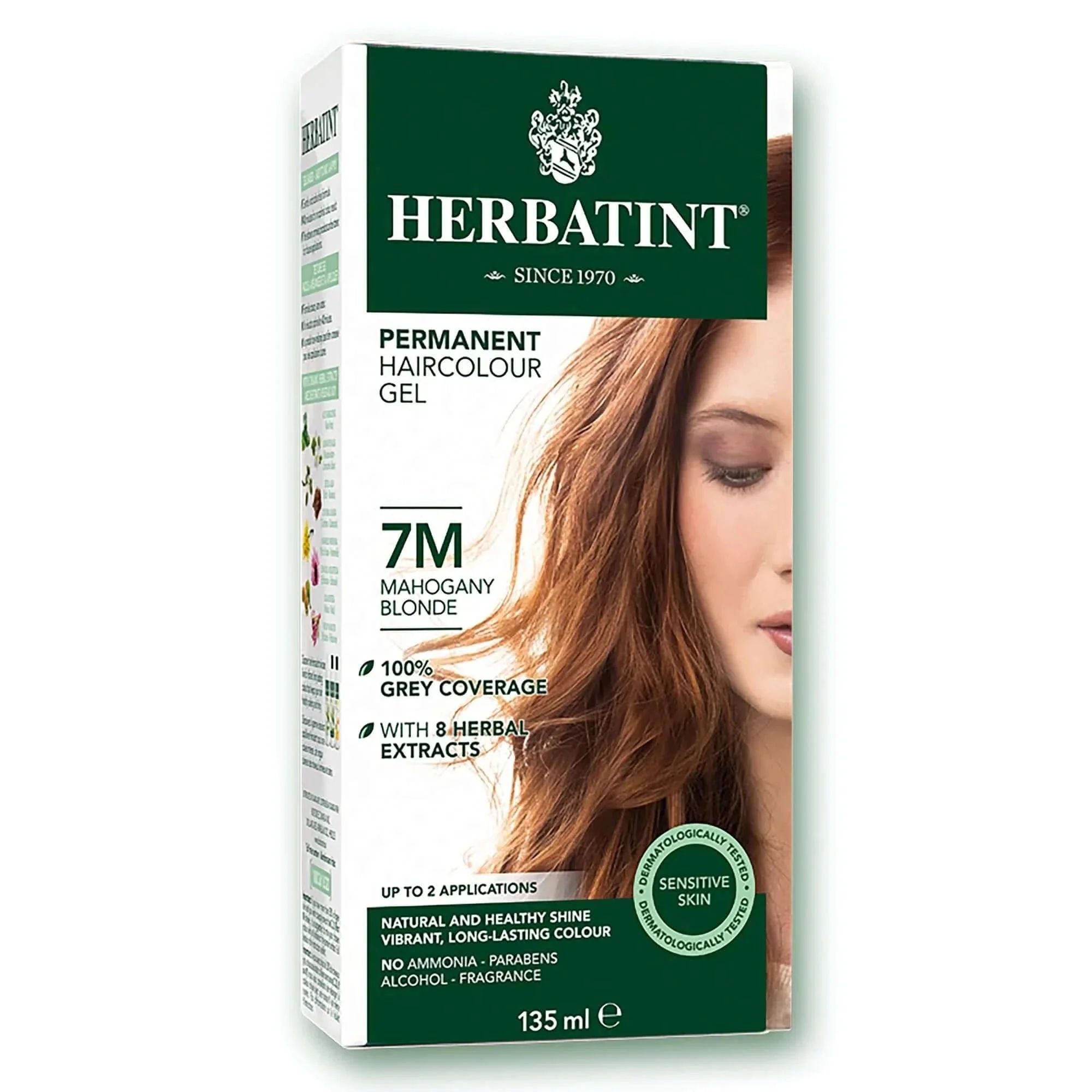 Herbatint 7M Mahogany Blonde Permanent Haircolour Gel 135mL