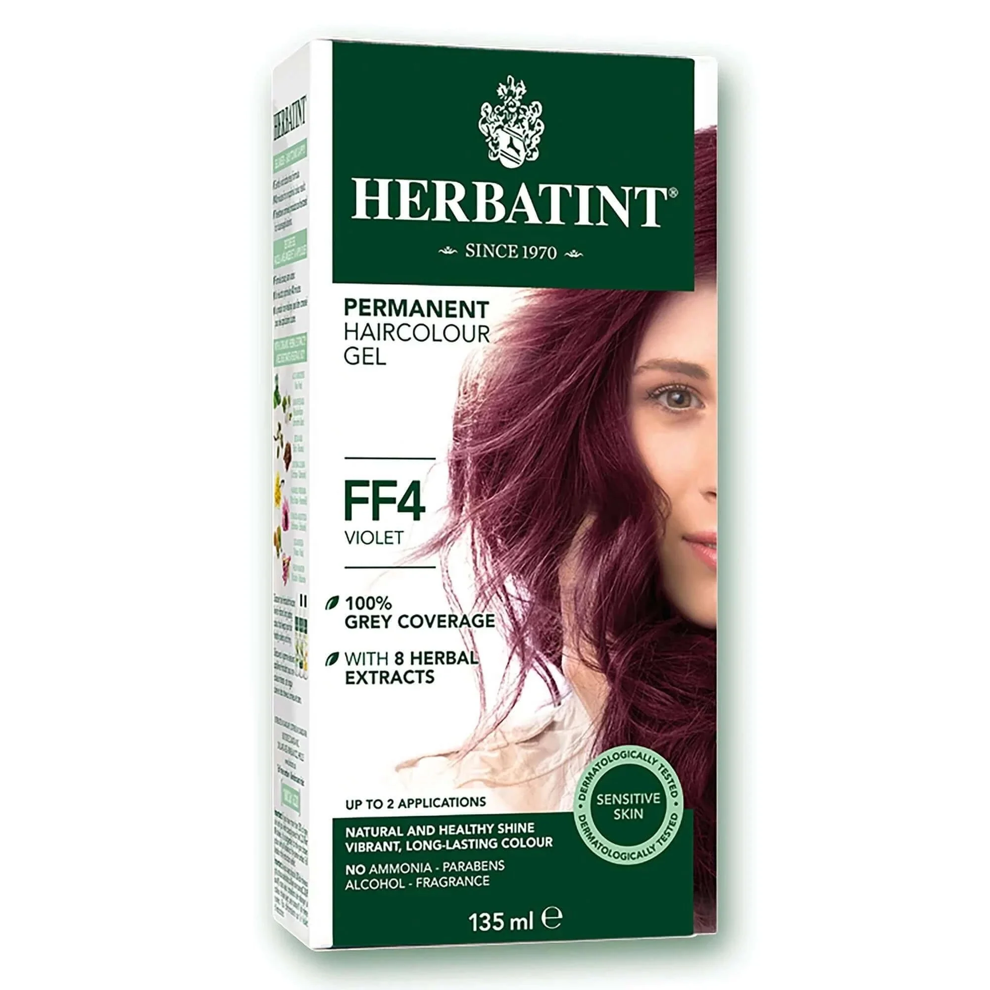 Herbatint FF4 Violet Permanent Haircolour Gel 135mL