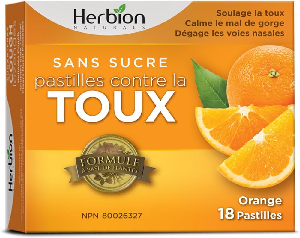 Herbion Cough Lozenges, Orange 18 Lozenges - Image 2