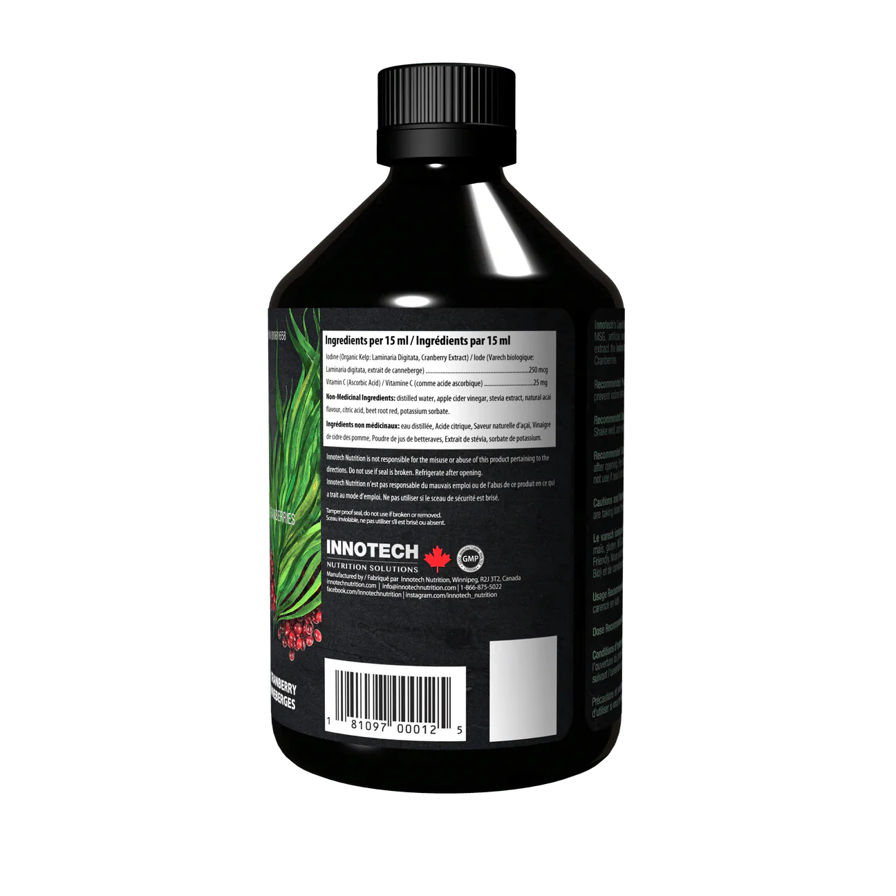 Innotech Nutrition Liquid Kelp 530 mL – Natural Source of Iodine - Image 2