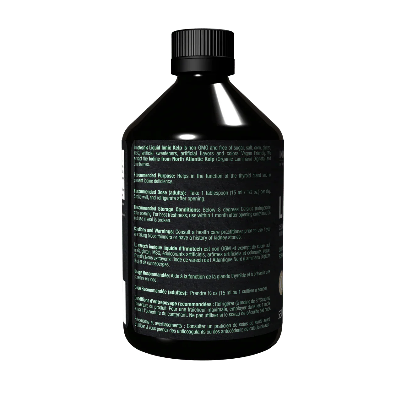 Innotech Nutrition Liquid Kelp 530 mL – Natural Source of Iodine - Image 3