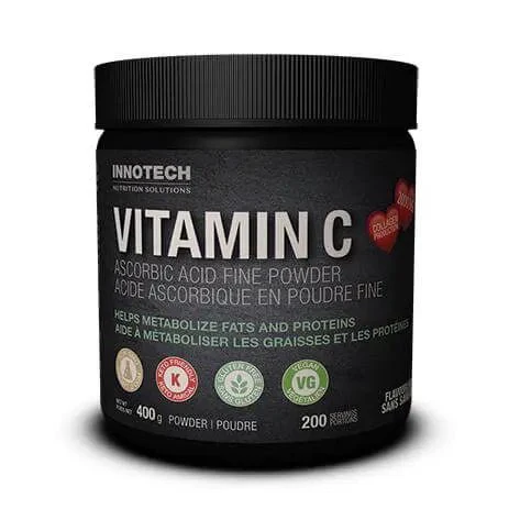 Innotech Nutrition Vitamin C as Ascorbic Acid fine powder 400 Grams