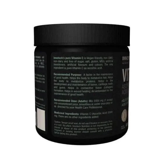 Innotech Nutrition Vitamin C as Ascorbic Acid fine powder 400 Grams - Image 3