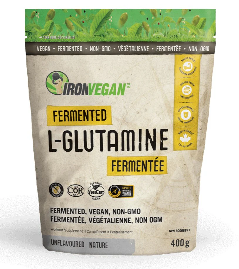 Iron Vegan Fermented L-Glutamine - Unflavoured 400 Grams