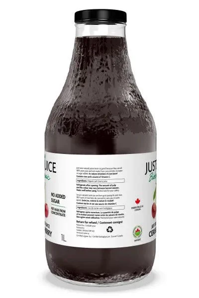 Just Juice Organic Tart Cherry Juice 1 Litre - Image 2