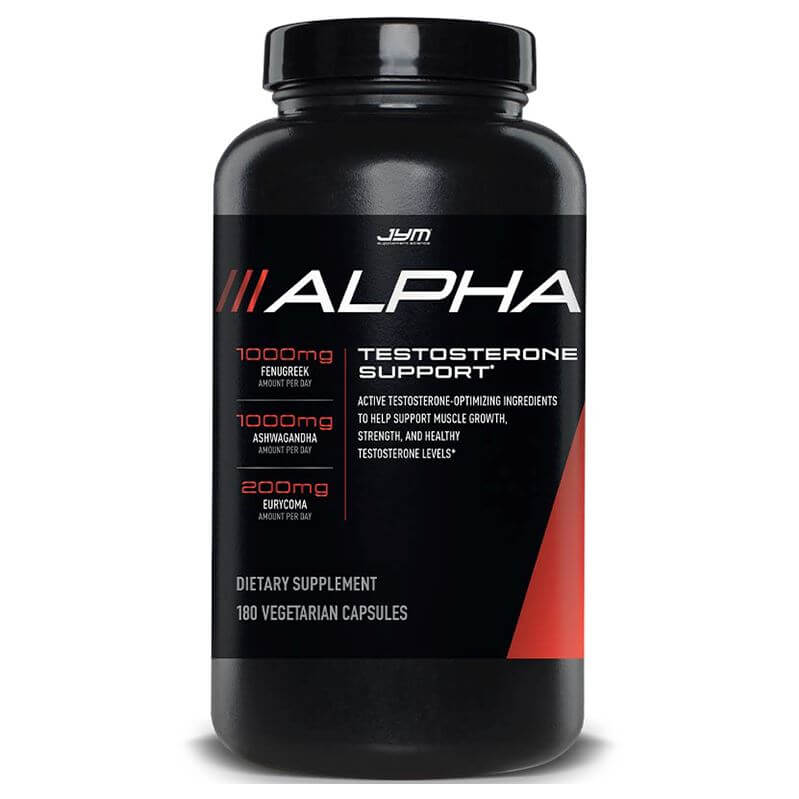 JYM® ALPHA Test Booster 180 Veg Capsules