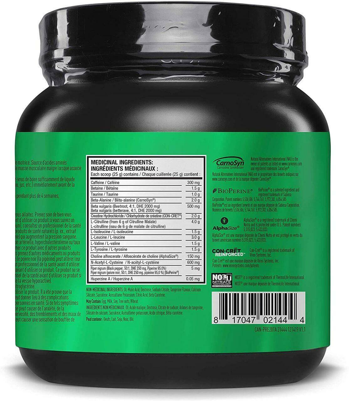 JYM® PRE JYM 520 Grams 20 Servings - Image 7