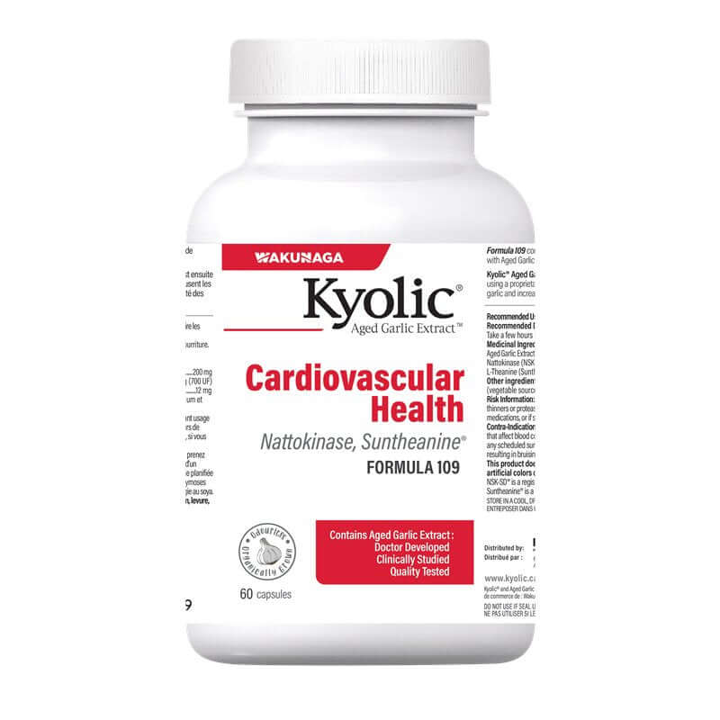 Kyolic Cardiovascular Health, Formula 109, 60 Capsules