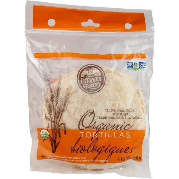 La Tortilla Factory Organic Tortillas - 216 g