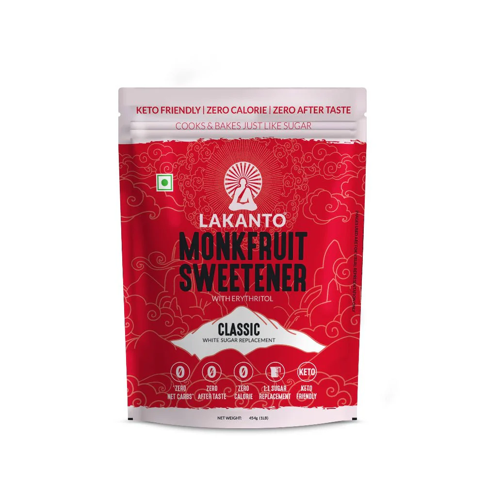 Lakanto Classic White Monk Fruit Sweetener 454 Grams