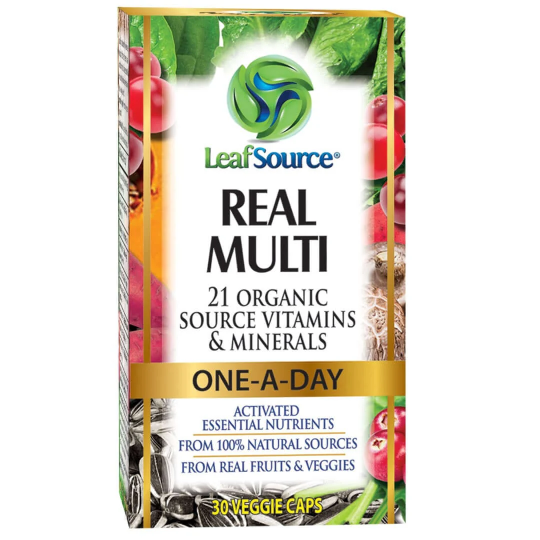 Leaf Source Real Multi One-A-Day 30 Veg Capsules
