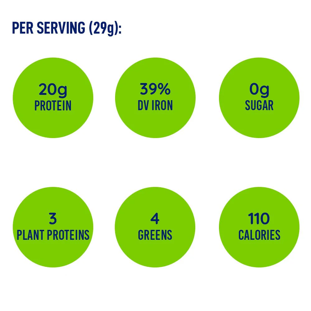 LeanFit Plant-Based Protein & Greens- Chocolate 579 Grams - Image 2