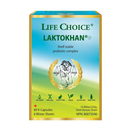 Life Choice Laktokhan Probiotic Complex 60 Veg Capsules