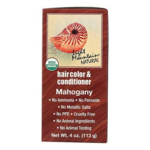 Light Mountain Natural Mahogany Hair Color & Conditioner 113 Grams - Image 2