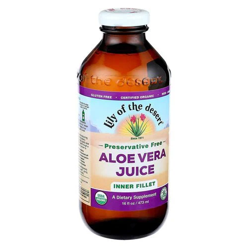 Lily Of The Desert Aloe Vera Juice 473mL, Inner Fillet, Preservative Free