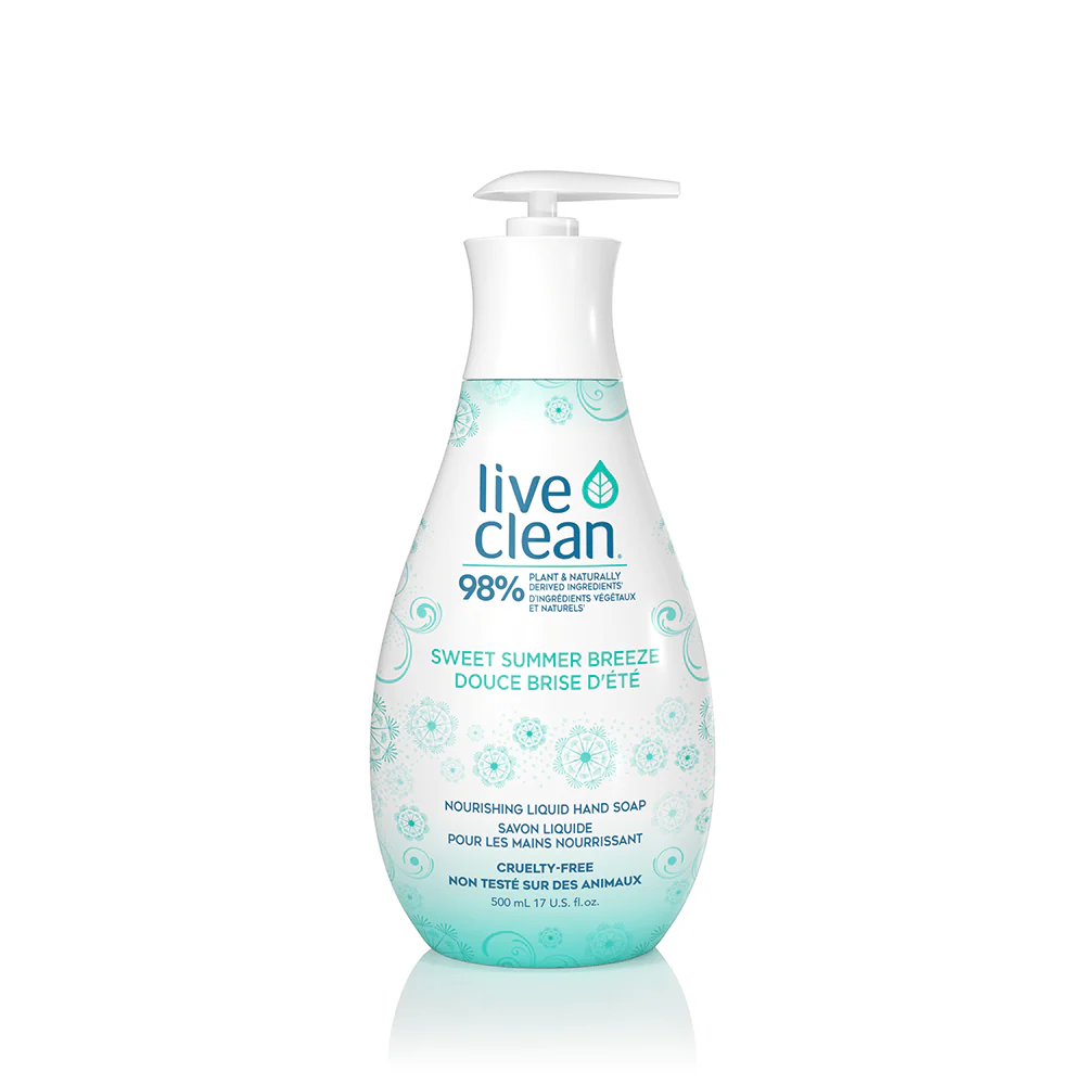 Live Clean Moisturizing Hand Soap, Sweet Summer Breeze, 500mL