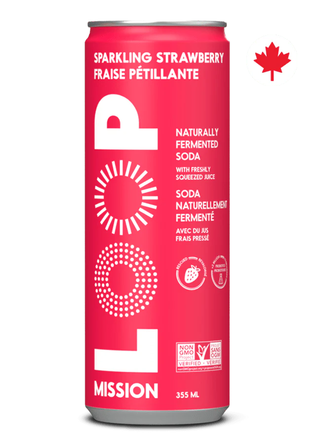 LOOP Sparkling Strawberry 355mL