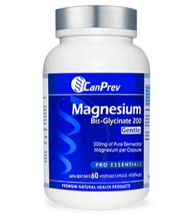 Magnesium Bis-Glycinate 200mg Gentle 60 Veg Capsules
