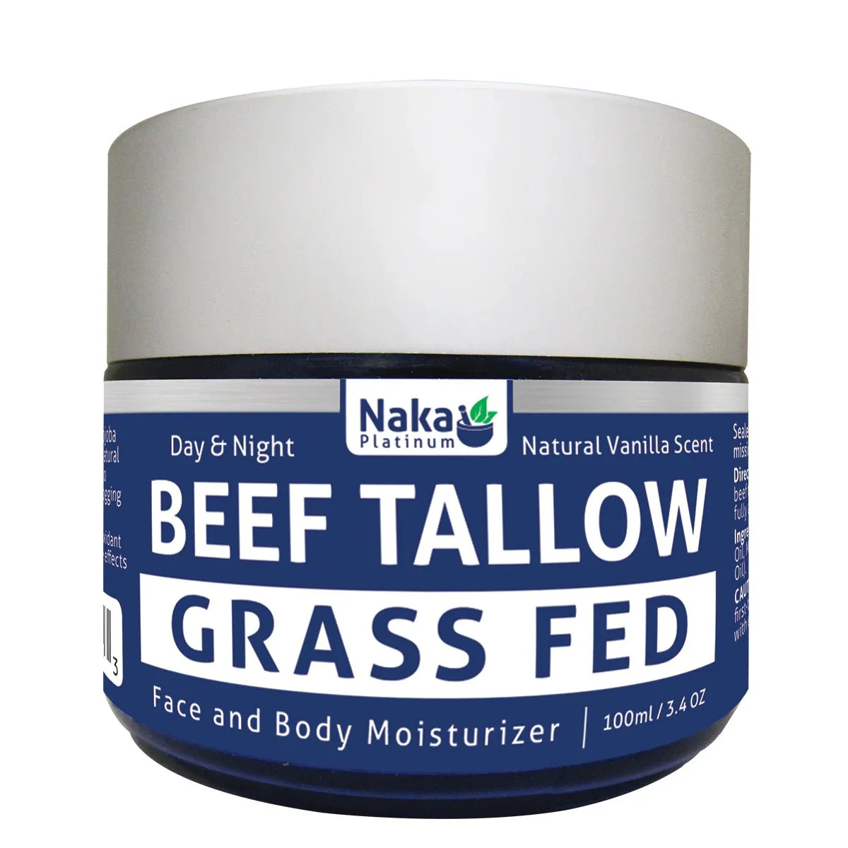 Naka Beef Tallow Organic Face & Body Cream 100mL