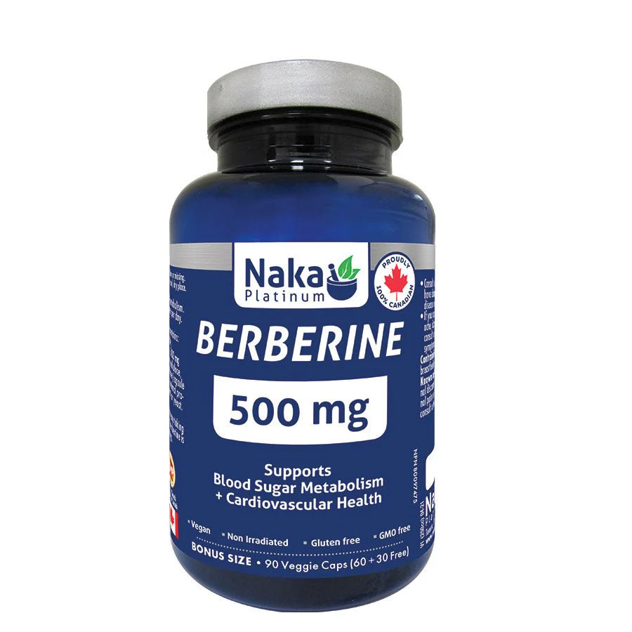 Naka Berberine 500mg 90 Veg Capsules