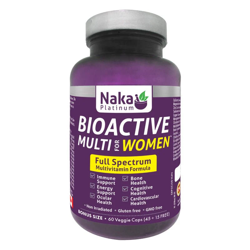Naka BioActive Multi For Women 60 Veg Capsules, Full Spectrum