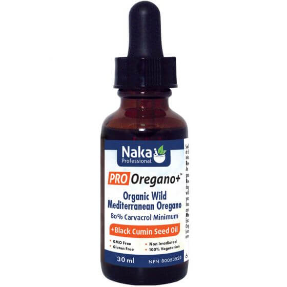 Naka Organic Oregano Oil + Black Cumin Seed Oil 30mL