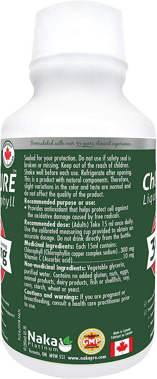 Naka ChloroPURE Liquid Chlorophyll 300mg 600mL - Image 3