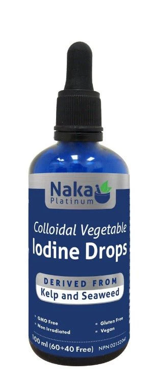 Naka Colloidal Vegetable Iodine Drops 100mL