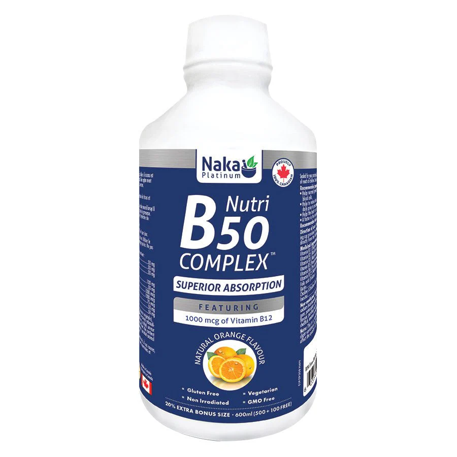 Naka B50 500mL, Orange Flavour