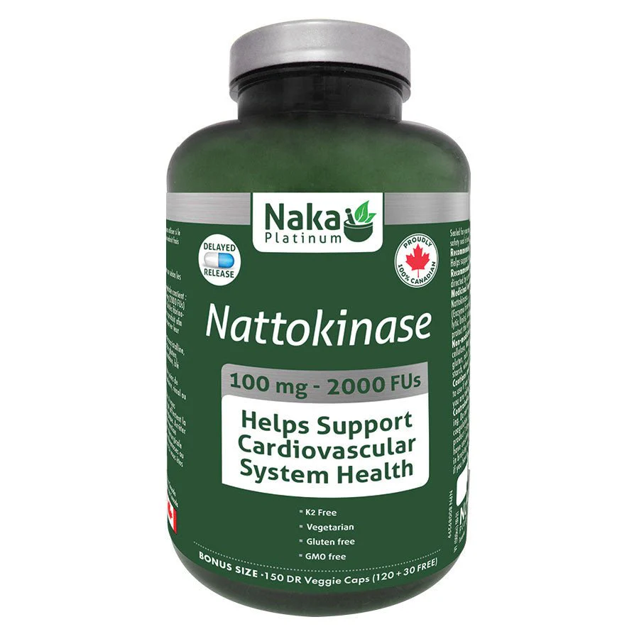 Naka Nattokinase 150 DR Veg Capsules
