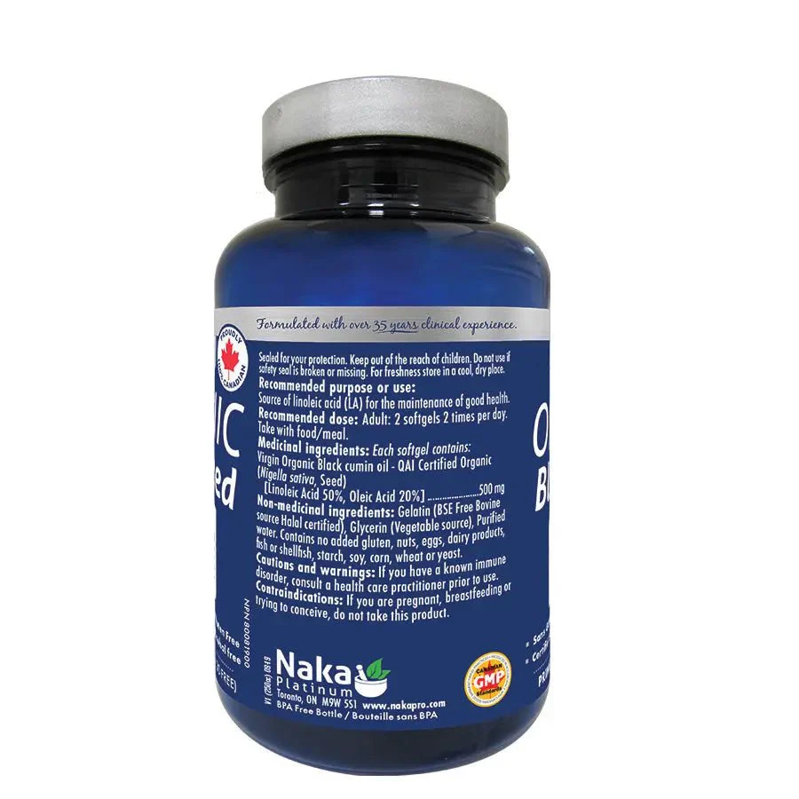 Organic Black Seed 150 Softgels - Image 2
