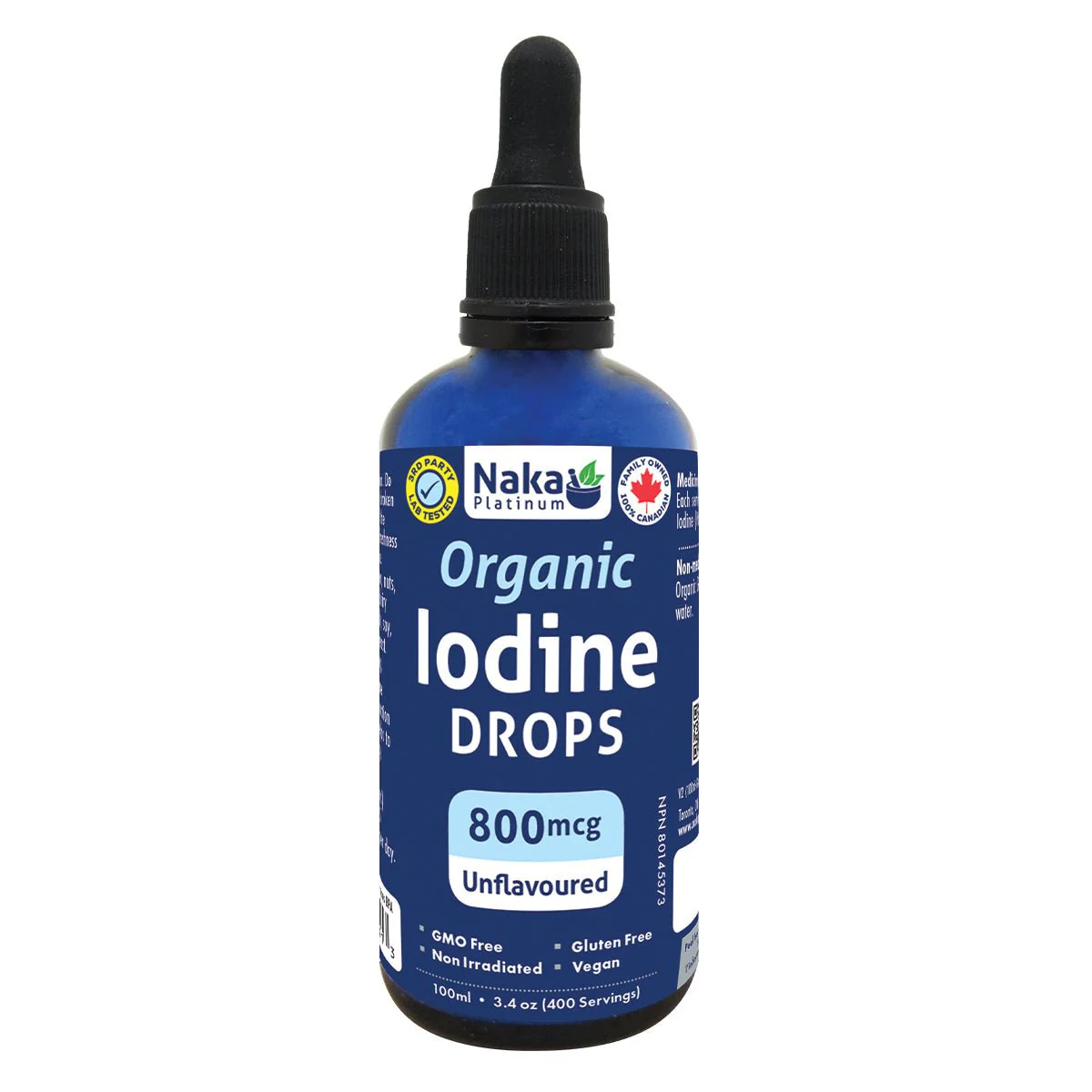 Naka Organic Iodine Drops 100mL