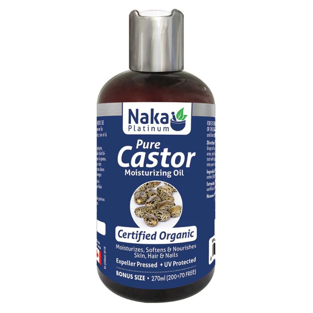 Naka Organic Pure Castor Oil 270mL