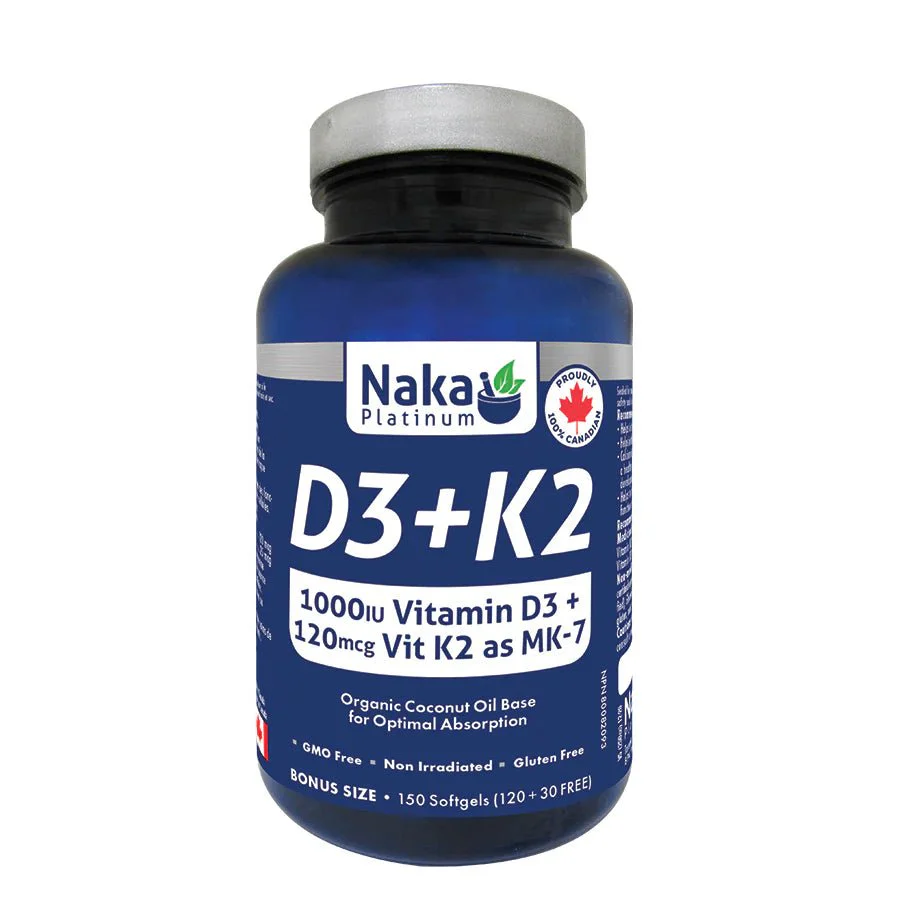 Vitamin D3 + K2 150 Softgels