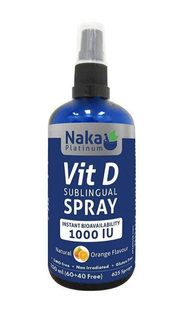 Naka Vitamin D 1000 IU Spray Orange 100mL