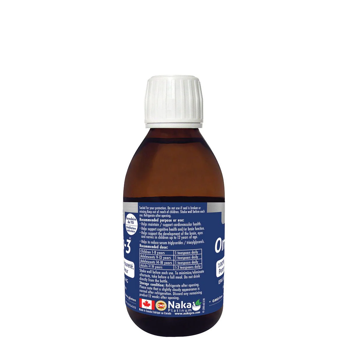 Naka Wild Omega-3 1,300mg 500mL, Lemon Flavour - Image 2